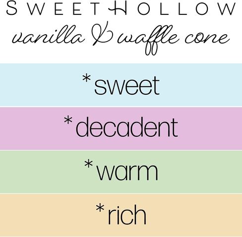 Sweethollow Vanilla + Waffle Cone Guid Erghs Mist ، رذاذ جسم العطور المعطر مع مكونات نظيفة ، رائحة الحلوى الحلوة ، مملوءة بالزيت الأساسي in Saudi Arabia