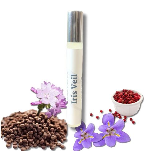Iris Veil Luxury Rollerball Perfume Oil | Musk & Iris Fragrance in Kuwait