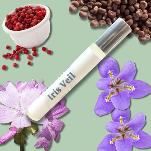 Iris Veil Luxury Rollerball Perfume Oil | Musk & Iris Fragrance in Kuwait