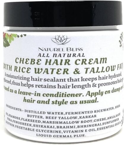 Croton Zambesicus Hair Growth Cream|Leave in Conditioner|With Fermented Rice Water & Tallow|Aloe Vera|Sea Moss (Unscented, 2 oz) in Saudi Arabia