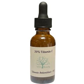 Facial Serum​Ultimate Antioxidant 20% Vitamin C + Ferulic, Arginine & Hyaluronic Acid 1oz.