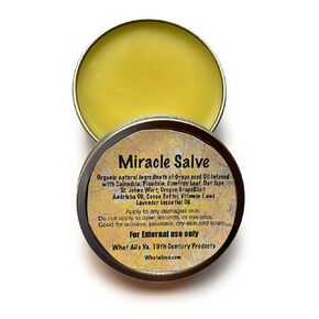 Miracle Salve - What Ails Ya - 2 Oz - 100% Organic Oils and all Natural Herbs