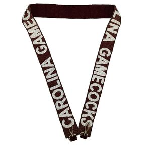 Carolina Game Beaded Purse Strap 47 inches Long 1.5 Inches Wide