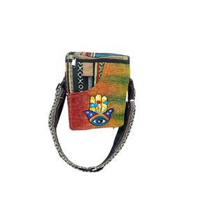 Hemp Crossbody Passport Messenger Bag – Tie-Dye Bohemian Travel Accessory with Adjustable Shoulder Strap (6)