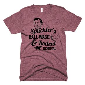 Spacklers Rodent Removal Shirt Funny Vintage Golf Shirt Bill Murray Shirt Funny Movie Shirt Retro Caddy Shack Shirt