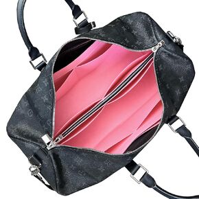 Keepall Bag Organizer for Lv Keepall 50 Insert Keepall 45 Organizer Base Shaper Handmade 3mm Premium Felt Snug Sturdy (Keepall 50, Black)