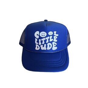Boys trucker hats (smiley face peace)