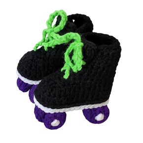 Cosmic Racing Style Roller Skate baby booties
