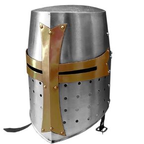 crusader helmet medieval helmet knight helmet templar helmet great helm wearable helmet adult helmet large medieval helmet
