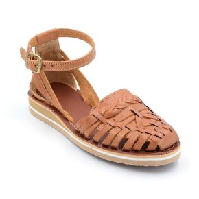 Mexican Genuine Leather Boho Shoes with Ankle Strap for Women - Model 109 (7)