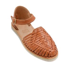 Mexican Genuine Leather Boho Shoes with Ankle Strap for Women - Model 927 (6)