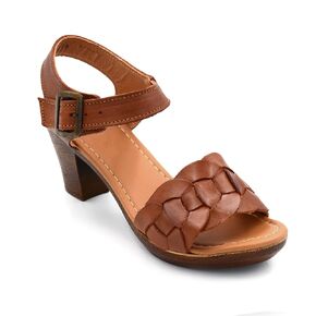 Mexican Genuine Leather Sandals with Ankle Strap and Heel for Women - Model CU115 (5)