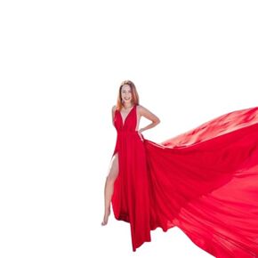 Flying Dress For Photoshoot/Flowy Dress/Long Flying Dress/Long Train Dress/Photoshoot Dress/Long Flying Dress