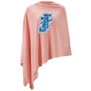Poncho Shawl PINK Jack and Jill of America Inc| JJOA Sweater JnJ Wrap | Gift for Her MoM