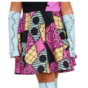 Sally Scars Arm Warmers Nightmare Halloween Costume Gloves Girls Women