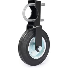 CO-Z عبوتان من عجلات البوابة شديدة التحمل مقاس 6 بوصات للبوابة الدوارة، عجلة مساعدة لبوابة السياج ذات سلسلة سعة 500 رطل تناسب أنابيب من 1-5/8 بوصة إلى 2 بوصة، وعجلات بوابة معدنية متأرجحة بزاوية قابلة للتعديل in Kuwait