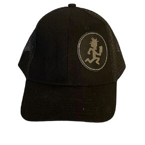 ICP Hatchman Juggalo Mesh Trucker Baseball Cap with Black Leatherette Patch