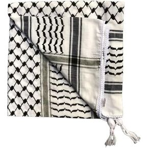 Premium Shemagh Keffiyeh Scarf, Original Palestinian Design, 100% Cotton Handmade, for Men and Women