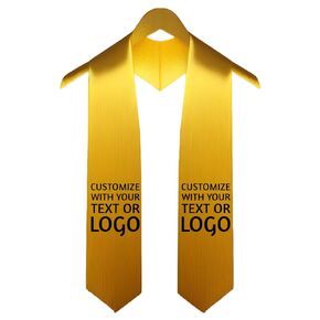 Custom Graduation Stole - Personalized Military Sash for US Marine Corps Commencement Ceremony, Tailor-Made Keepsake Stole to Celebrate Achievement of Marines Grad (Red)