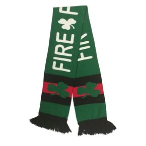 ishopirish Red Line Firefighter Fir Na Tine Irish Ireland Knit Scarf