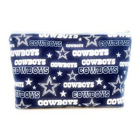 Dallas Cowboy zipper pouch cosmetics bag Makeup bag