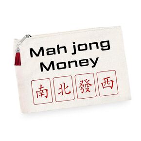 Custom Money Bag for Mahjong Lovers by Crazy Paisley Designs