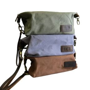 Personalized Mens Dopp Kit Travel Bag Green