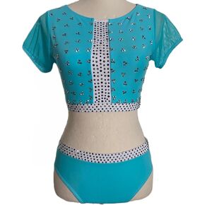 Leotards for gymnastics (XL, Purple)