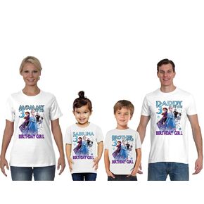 Personalized Birthday Shirt, Add Any Name and Age, Custom Shirts Birthday Party, Handmade Shirts, Family Matching Shirts.