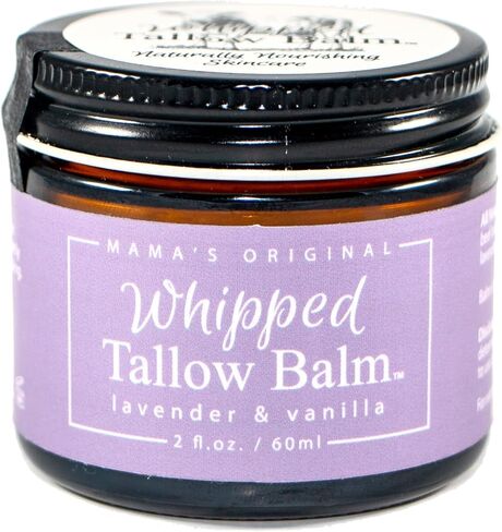 Handmade Whipped Tallow Balm, 100% Grass-fed Beef Tallow for Skin, Organic Jojoba Oil, All-Natural Tallow Face Moisturizer, Relief for Dry Skin, Eczema, Baby, All Skin Types - 2 oz (Simply Unscented) in Saudi Arabia