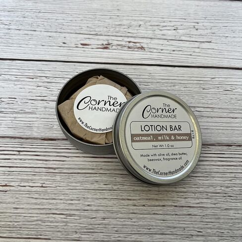 Lotion Bar Moisturizer with Beeswax and Shea Butter for Dry Skin 1 Ounce (Eucalyptus Spearmint) in Kuwait