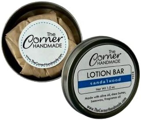 Lotion Bar Moisturizer with Beeswax and Shea Butter for Dry Skin 1 Ounce (Eucalyptus Spearmint) in Kuwait