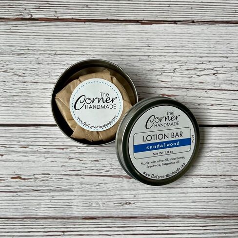 Lotion Bar Moisturizer with Beeswax and Shea Butter for Dry Skin 1 Ounce (Eucalyptus Spearmint) in Kuwait