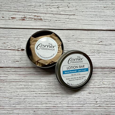 Lotion Bar Moisturizer with Beeswax and Shea Butter for Dry Skin 1 Ounce (Eucalyptus Spearmint) in Kuwait