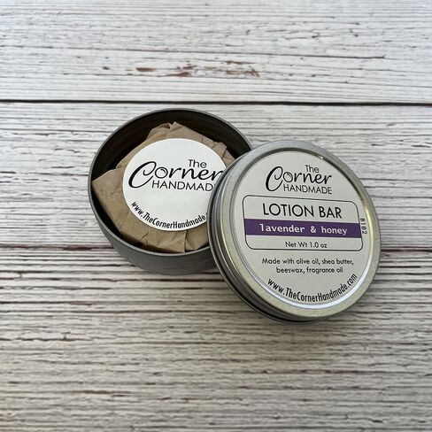 Lotion Bar Moisturizer with Beeswax and Shea Butter for Dry Skin 1 Ounce (Eucalyptus Spearmint) in Kuwait