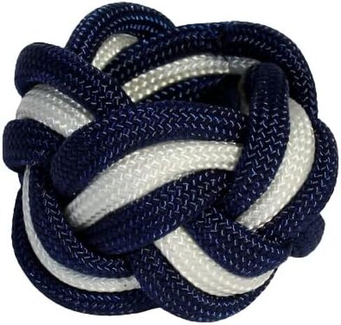 Neckerchief شريحة Woggle للكشافة Paracord Turks Head Knot Red Blue بواسطة عقدة بسرعة (أبيض أبيض أحمر) in Saudi Arabia
