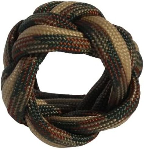 Neckerchief Slide Woggle for Scouts Paracord Turks Head Knot Camoflauge by KNOTS SO FAST (Camo Tan) in Kuwait