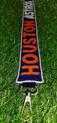 Astros Handmade Embroidery Beaded Purse Starp For Game Day, Crossbody, Handbag Replacement (astro orange) in Saudi Arabia