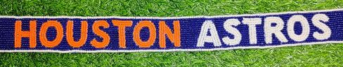 Astros Handmade Embroidery Beaded Purse Starp For Game Day, Crossbody, Handbag Replacement (astro orange) in Saudi Arabia