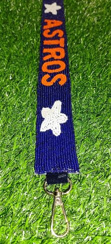 Astros Handmade Embroidery Beaded Purse Starp For Game Day, Crossbody, Handbag Replacement (astro orange) in Saudi Arabia