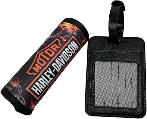 Luggage Handle Wrap and Tag (H-D Orange/Black) in Saudi Arabia