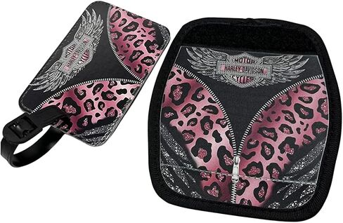 Luggage Handle Wrap and Tag (H-D Orange/Black) in Saudi Arabia