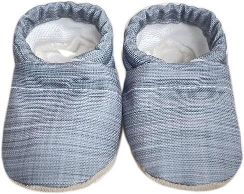 Organic Soft Sole baby shoes | First Walkers Crib Shoes | Pull on soft sole Infant Shoes | Lightweight Soft Sole Crib Shoes Toddler Shoes | Baby Gift | Barefoot Feeling | Wide Toe Box | Vegan | Recycled (Evora, Size 2 (6-12 Months)) in Saudi Arabia