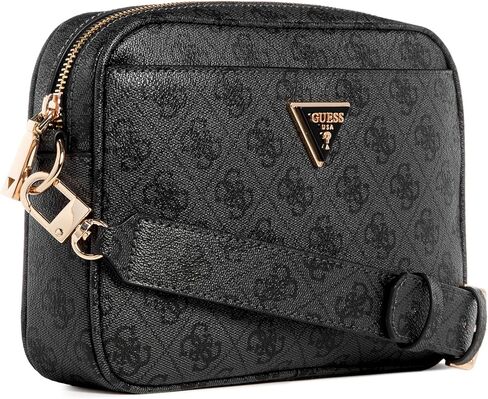 GUESS Meridian Camera Bag, Mocha Logo in Saudi Arabia
