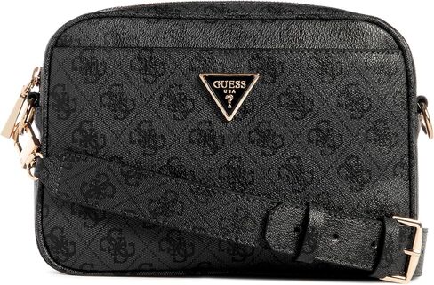 GUESS Meridian Camera Bag, Mocha Logo in Saudi Arabia