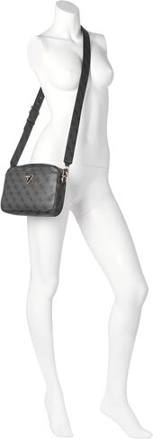 GUESS Meridian Camera Bag, Mocha Logo in Saudi Arabia