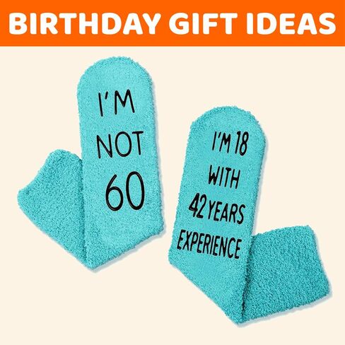 HAPPYPOP 60th Birthday Gifts for Women in Their 60s, Funny Cool Birthday Gifts for 60 Year Old Woman, Gifts for Older Elderly Women Old Lady Gifts in Saudi Arabia