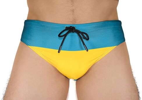 Bahamas Flag Men's Swimbrief - Men's Patriotic Swimbrief - Bahamas Flag Bikini Brief - Bahamas Pride Swimwear in Saudi Arabia