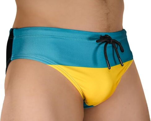 Bahamas Flag Men's Swimbrief - Men's Patriotic Swimbrief - Bahamas Flag Bikini Brief - Bahamas Pride Swimwear in Saudi Arabia