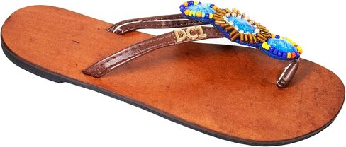 DC1 AFRICAN MADE WOMEN LEATHER SLIPPERS ZOW (US WOMEN 11) in Saudi Arabia